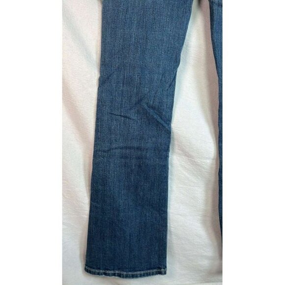 MissMe Boot Jeans Size 27 Rose Embellishments to back Boho Festival Biker Club C - Picture 3 of 11